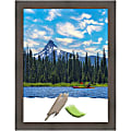 Amanti Art Hardwood Chocolate Picture Frame, 21" x 27", Matted For 18" x 24"