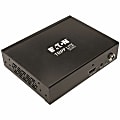 Eaton Tripp Lite series 4-Port 4K 3D HDMI Splitter, HDMI, HDCP 2.2, Ultra HD 4K x 2K Audio/Video, 3840x 2160 @ 60 Hz, HDR, TAA - B118004UHD2 1 thumbnail image