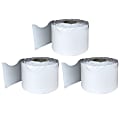 Carson Dellosa Education Rolled Scalloped Borders, White, 65' Per Roll, Pack Of 3 Rolls 1 thumbnail image
