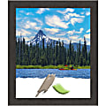 Amanti Art Picture Frame, 23" x 27", Matted For 20" x 24", Rustic Plank Espresso Narrow 1 thumbnail image