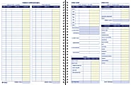 Adams® Weekly Bookkeeping Book, 8 1/2" x 11", Blue 1 thumbnail image