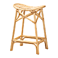 bali & pari Elgon Counter Stool, Natural Brown