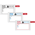 Custom Printed Pinfed Continuous-Feed Dot Matrix Color Labels, 3-15/16" x 6" Rectangle, Box Of 500 Labels