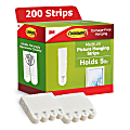 Command® Medium Picture Hanging Strips, 100 White Adhesive Strip Pairs (200 Strips), Damage Free Hanging Picture Hangers, No Tools Wall Hanging for Back to School Dorm Organization 1 thumbnail image