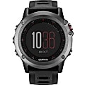 Garmin fenix 3 GPS Watch - Wrist - Digital Compass, Altimeter, Barometer, Accelerometer - 31.25 MB - 1.2" - 218 x 218 - Bluetooth - Gray, Red - Running, Tracking, Health & Fitness - Water Resistant
