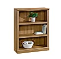 Realspace® Premium 44"H 3-Shelf Bookcase, Golden Oak 1 thumbnail image