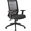 Lorell® Horizontal High-Back Mesh Task Chair, Black 1 thumbnail image
