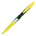 EcoWrite Pocket Highlighters, Chisel Point, Yellow Ink, Pack Of 12
