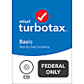 TurboTax® Basic 2021 Federal Only + E-File, For PC/Mac, Disc Or Download 1 thumbnail image