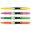 EcoWrite Pocket Highlighters, Chisel Point, Assorted Ink, Pack Of 4