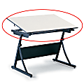 Safco® Planmaster Drafting Table Top, 3/4"H x 60"W x 37 1/2"D, White 1 thumbnail image