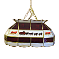Trademark Global 2-Light Hanging Tiffany Lamp, 14"H, Red Budweiser Clydesdale Shade