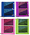 Inkology Oversized Binder Pencil Pouches, 9-1/2" x 11", Assorted Colors, Pack Of 8 Pouches