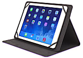 M-Edge Universal Basic Tablet Folio Case, Small, Purple 1 thumbnail image