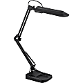 Lorell® Full-Spectrum Architect-style Lamp, Desk/Clamp Mountable, Black 1 thumbnail image