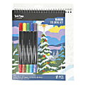 Brea Reese Marker Spiral Pad Set, Christmas Tree, Set Of 17 Pieces 1 thumbnail image