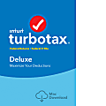 TurboTax Deluxe Fed + Efile 2017 (Mac), Download Version