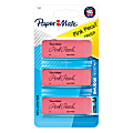 Paper Mate® Pink Pearl® Erasers, Medium, Pack Of 3