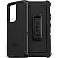 OtterBox Defender Rugged Carrying Case Holster For Samsung Galaxy S21 Ultra 5G Smartphone, Black