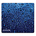 Allsop® Naturesmart Mouse Pad, 8.5" x 8", Blue Raindrop