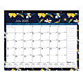 2025-2026 Blueline® Academic18-Month  Monthly Desk Pad Calendar, 22” x 17”, Blossom, July 2025 To December 2026, CA1716BD 1 thumbnail image