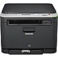 Samsung CLX CLX-3185 Laser Multifunction Printer - Color - Copier/Printer/Scanner - 17 ppm Mono/4 ppm Color Print - 2400 x 600 dpi Print - Manual Duplex Print - 1200 dpi Optical Scan - 130 sheets Input 1 thumbnail image