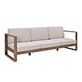 Linon Boleyn Outdoor 3-Seater Sofa, 33”H x 91-1/3”W x 30-1/4”D, Beige/Natural 1 thumbnail image