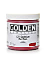 Golden Heavy Body Acrylic Paint, 5 Oz, Cadmium Red Dark (CP)