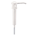 Boardwalk® Econo 1 Oz Dispensing Pump, 38 mm Cap, 10 3/4" Tube, For 1 Gal Bottles, White 1 thumbnail image