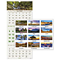 2025 AT-A-GLANCE® 3-Month Monthly Wall Calendar, 12" x 27", Scenic, December 2024 To February 2026, DMW50328 1 thumbnail image