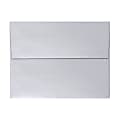 LUX Foil-Lined Invitation Envelopes A4, Peel & Press Closure, Silver/Black, Pack Of 250