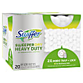 Swiffer® Sweeper Heavy-Duty Microfiber Dry Sweeping Cloths, White, Pack Of 20 1 thumbnail image