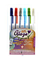Sakura Gelly Roll Glaze Pens, 0.8 mm, Assorted Colors, 6 Pens Per Set, Pack Of 2 Sets