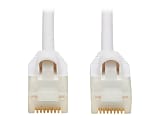 Tripp Lite Safe-IT Cat6a Ethernet Cable Antibacterial Snagless Slim MM 10ft  - 10 Gbit/s - Gold Plated Contact - 28 AWG - White 1 thumbnail image