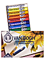 Van Gogh Superfine Oil Pastels, 2 3/4", Assorted, Set Of 12