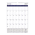 2027 Blueline DuraGlobe™ Monthly Wall Calendar, 12" x 17", Blue/White, January To December, C171203, Total Qty 1 1 thumbnail image
