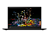 Lenovo ThinkPad X1 Carbon (7th Gen) 20QD - Ultrabook - Intel Core i7 8565U / 1.8 GHz - Win 10 Pro 64-bit - UHD Graphics - 8 GB RAM - 256 GB SSD TCG Opal Encryption 2, NVMe - 14" IPS touchscreen 1920 x 1080 (Full HD) - Wi-Fi 5 - black paint - kbd: US