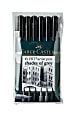 Faber-Castell Pitt Artist Brush Pens, Shades Of Gray, 6 Pens Per Set, Pack Of 2 Sets 1 thumbnail image