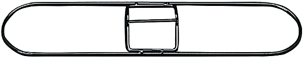 Wilen Swivel Snap™ Dust Mop Metal Wire Frame, 5" x 36"