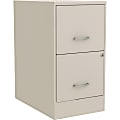 NuSparc 22" 2-Drawer File Cabinet, Black, 1 Each 1 thumbnail image