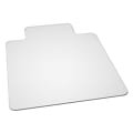 SKILCRAFT® Biobased Chair Mat For Hard Floors, 45" x 53", Clear (AbilityOne 7220016568321)