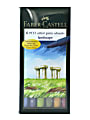 Faber-Castell Pitt Artist Brush Pens, Landscape, 6 Pens Per Set, Pack Of 2 Sets