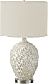 Monarch Specialties Zelma Table Lamp, 28”H, Ivory/Cream 1 thumbnail image