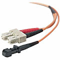 Belkin - Patch cable - MT-RJ multi-mode (M) to SC/PC multi-mode (M) - 15.2 m - fiber optic - 62.5 / 125 micron - orange