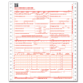 ComplyRight™ CMS-1500 Health Insurance Claim Form (02/12), 1-Part Continuous, 8 1/2" x 11", White, Case Of 2,500