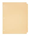 Office Depot® Brand Plain Dividers With Write-On Tabs, Manila, 5-Tab, Pack Of 50 Sets 1 thumbnail image