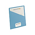 Smead® Slash File Jackets Convenience Pack, 9 1/2" x 11 3/4", Blue, Pack Of 25