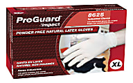 ProGuard Disposable Latex Powder-Free General Purpose Gloves, X-Large, Box Of 100