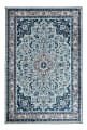 Linon Innova Area Rug, 3-1/2' x 5', Bain Blue/Taupe 1 thumbnail image