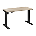 Move 40 Series by Bush Business Furniture 48"W Electric Height-Adjustable Standing Desk, Natural Elm/Black